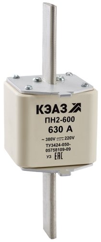 Вставка плавкая предохранителя Кэаз ПН2-600 400А фото Вставка плавкая предохранителя Кэаз ПН2-600 400А картинка